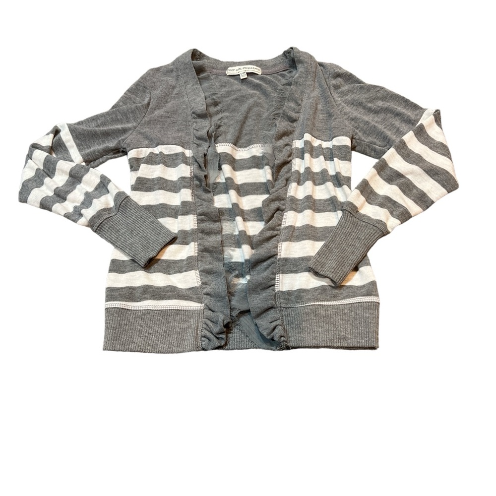 Girls Striped Open Cardigan (S 7/8)